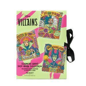 NEW MAD BEAUTY Disney Wicked Villains Face Mask 3pc Set